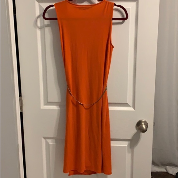 Jennifer Lopez Orange Dress - Picture 2 of 4